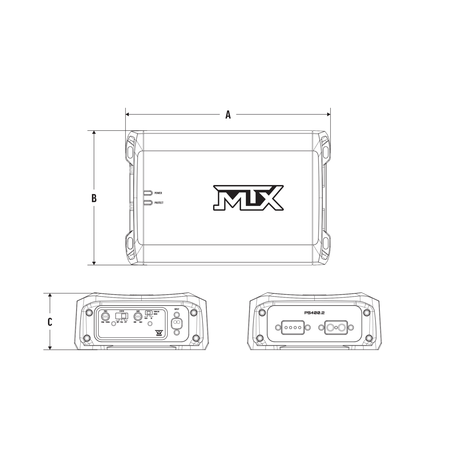 PS400.2 Dimensions