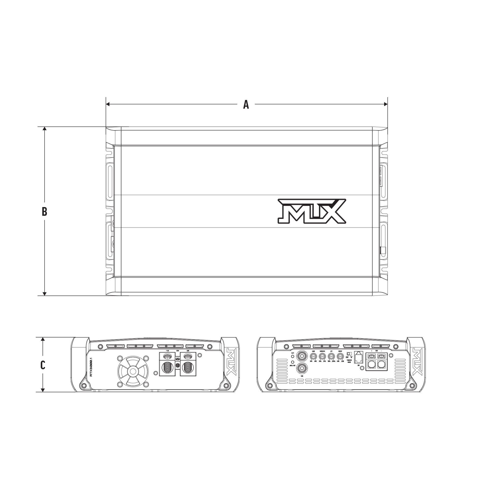 RTX3000.1 Dimensions