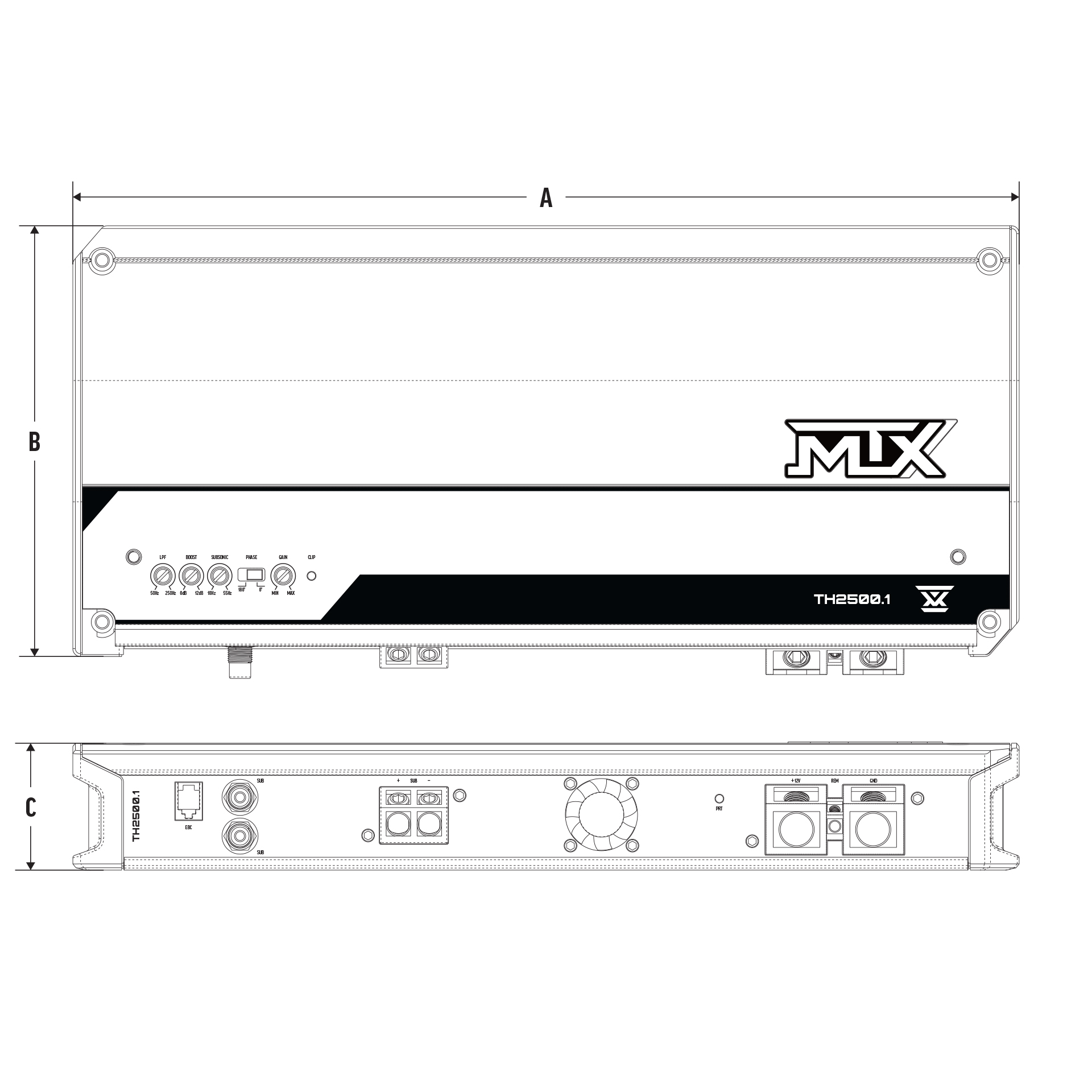 TH2500.1 Dimensions